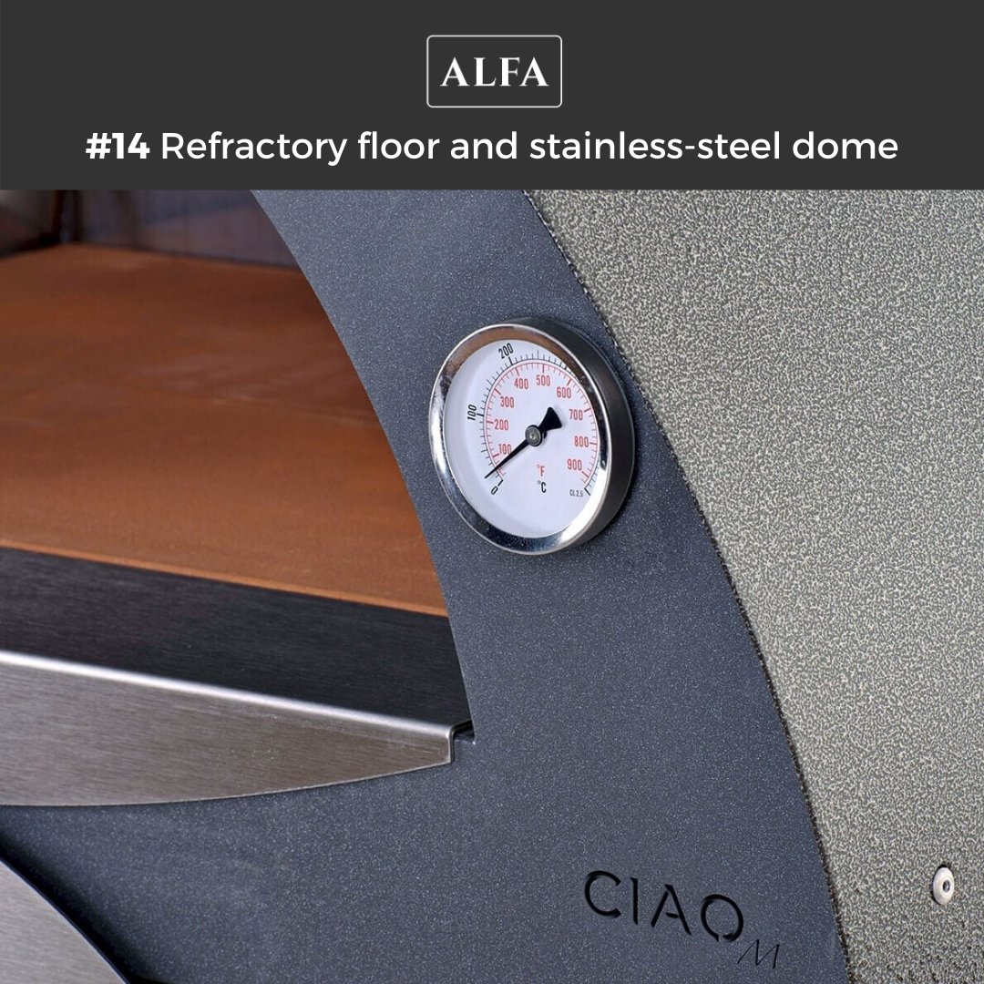 alfaforni_real's tweet photo. π₯ #OURFEATURES
π Refractory floor and stainless-steel dome.
It quickly reaches operating temperature and its door includes a window to allow you to inspect cooking as it goes along. https://t.co/H9ASVt0TVE