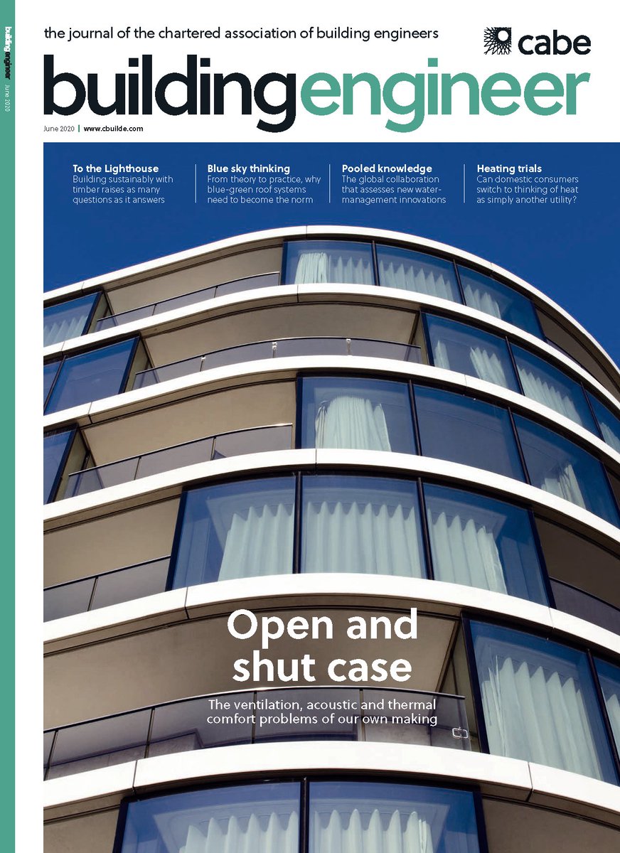 Energy and Sustainability are the focus of this month's Building Engineer. From water management roofing systems to the virtues of timber in construction – you can now read all articles via buildingengineer.org.uk

Counts towards CPD.
Non-members can subscribe to gain access.