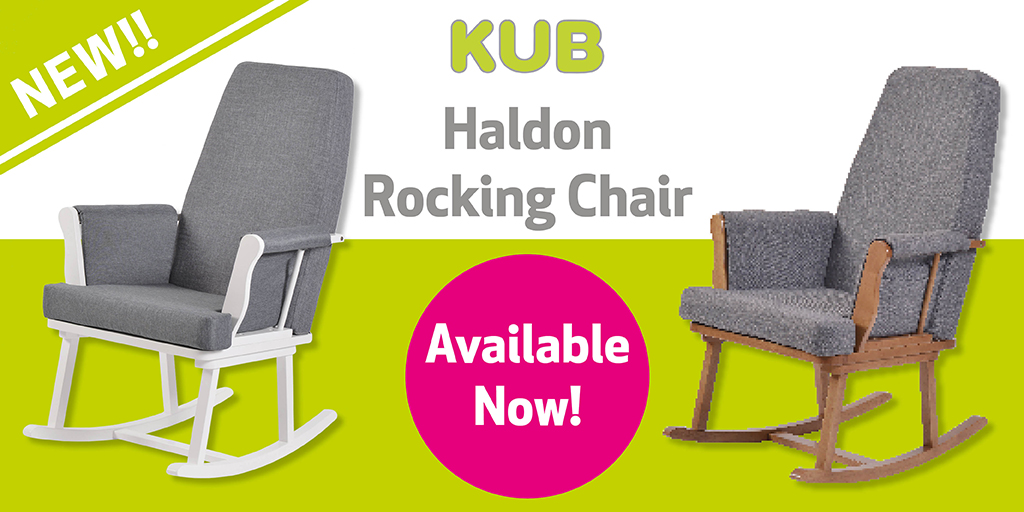 kub haldon nursing rocking chair grey