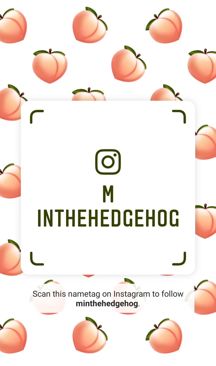 Follow me on Instagram! Username: minthehedgehog instagram.com/minthehedgehog…