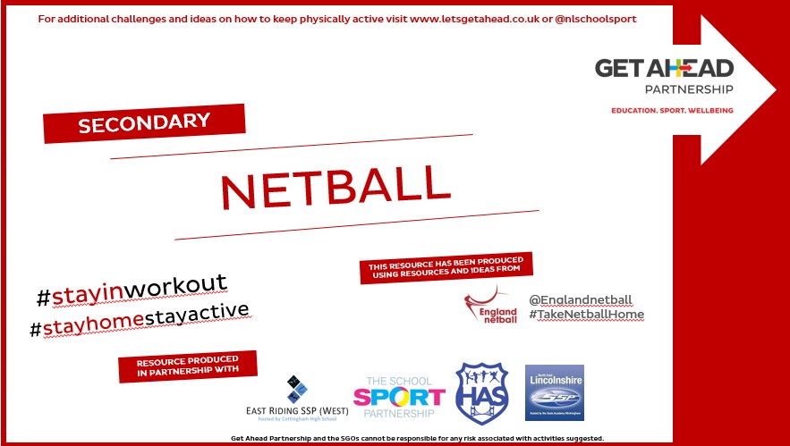 letsgetahead's tweet photo. This week's Secondary Resource is #TakeNetballHome check back each day for a different challenge #TuesdayChallenge #StayHomeStayActive #StayInWorkOut 
@thessp_er @ER_SSP_West @HullActiveSch @NELINCSSSP @EnglandNetball https://t.co/06Um2SSLwG