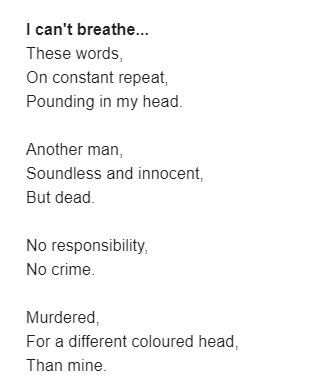 SharplesLSfL's tweet photo. Some amazing responses from @SharplesSchool pupils to this week's PSHE task looking at racism. @SharplesEnglish will be very proud of the amazing poems I'm getting sent. Here is the first one: https://t.co/XoP9jN8SUi