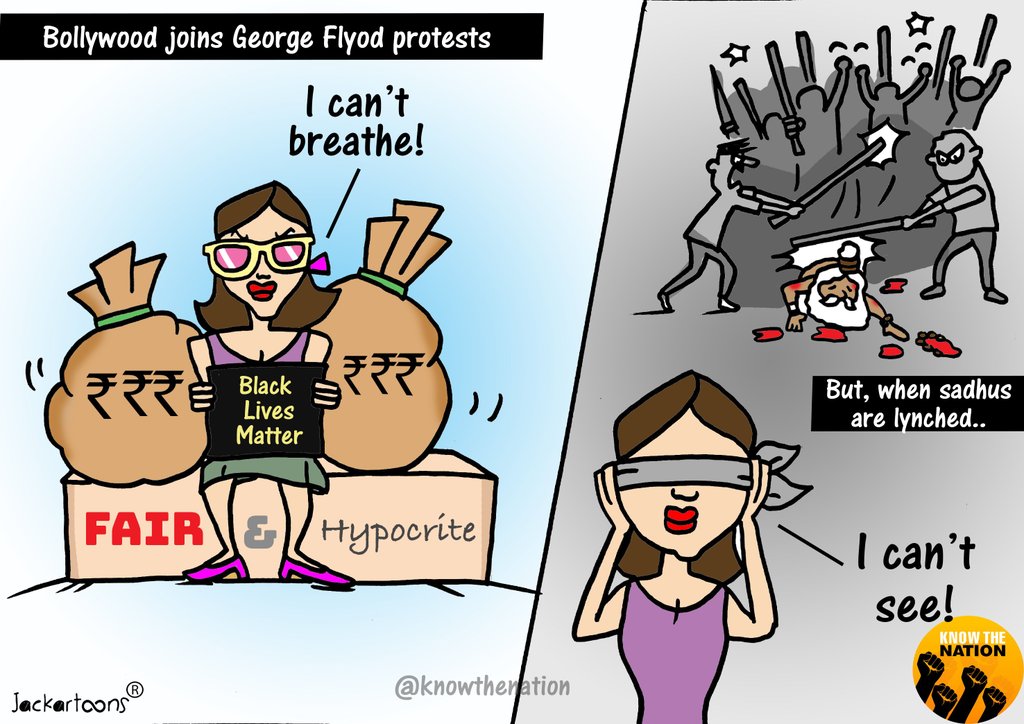suyash_iam's tweet photo. Can't agree more. Floyd's death was unfortunate and heart breaking but real problem is something else.
 #BlackLivesMatter
#PalgharSadhuLynching 
#RIPHumanity https://t.co/gc4iKB5t57
