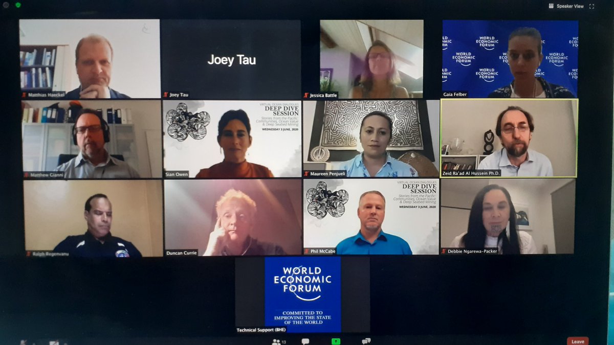 Currently streaming, 'Stories from the Pacific - Communities, Ocean Value & Deep Seabed Mining' with @WWF, @pangmedia and @DeepSeaConserve. @wef #HighSeas #OceanDialogues @FriendsofOcean #DefendTheDeep #OneOceanOnePlanet