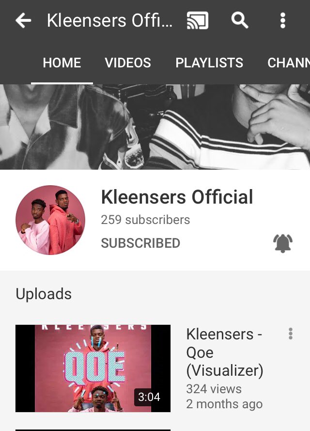 Tidohmiles's tweet photo. Hello lovely family, please can we hit 1000 subscribers on our YOUTUBE Channel before 10th June, Then we drop #Qoe Official music video for you guys? If yes, Kindly click on link to subscribe here > https://t.co/AeMN6p01fT 💪🏾💚🙏🏾 #QoeVideo Loading!! #TeamKleensers https://t.co/1On6xWJcPc