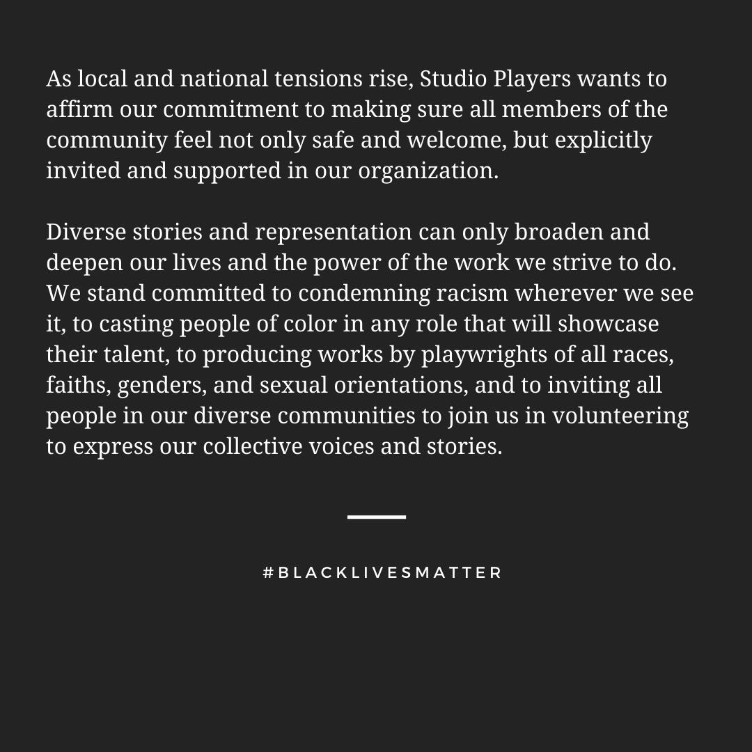 StudioPlayhouse's tweet image. #BlackLivesMattter #RepresentationMatters #DiversityandInclusion #njtheatre