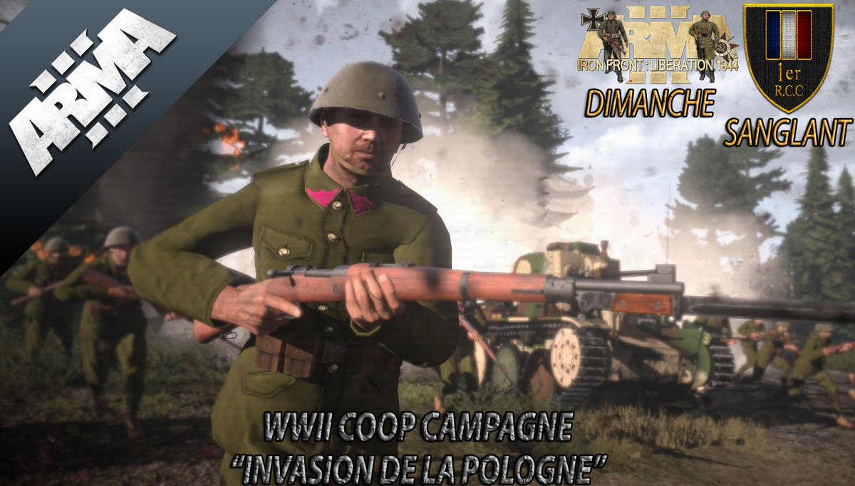 1erRCC's tweet photo. La 2e vidéo de notre opération #WWII #DimancheSanglant montrant la défense Czech face à l'Armée Allemande 🇨🇿 vs 🇩🇪⚔️ est disponible!

On insistera sur le #Fun du @1erRCC  😅😂

Vidéo : https://t.co/IxWGSsgBKX

@Arma3official
@WW2_in_A3 

#Arma3 #Milsim #WW2 https://t.co/XhKe5H9I2b
