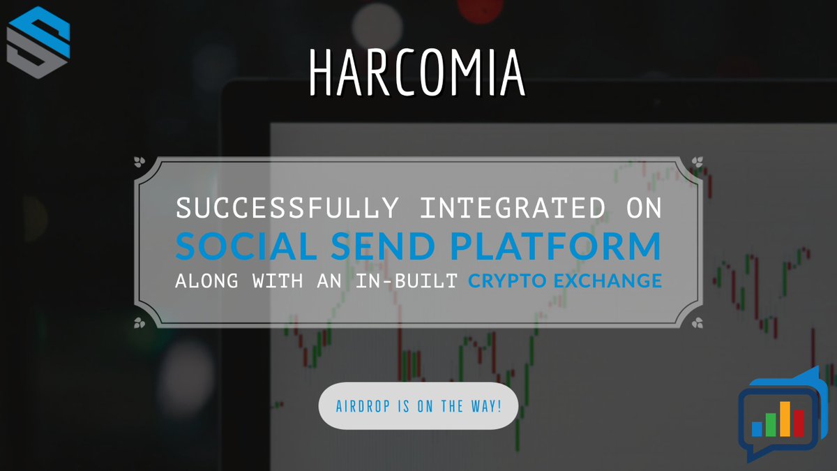 We are proud to announce that Harcomia has now been integrated on #Social $SEND platform, along with an in-built #exchange

Want to host $HCA nodes, lets us know!

Happy Social Sending!

Happy Trading!

socialsend.net

#hca $fls $btc $ltc $rdd #pos #mn $btc #masternode
