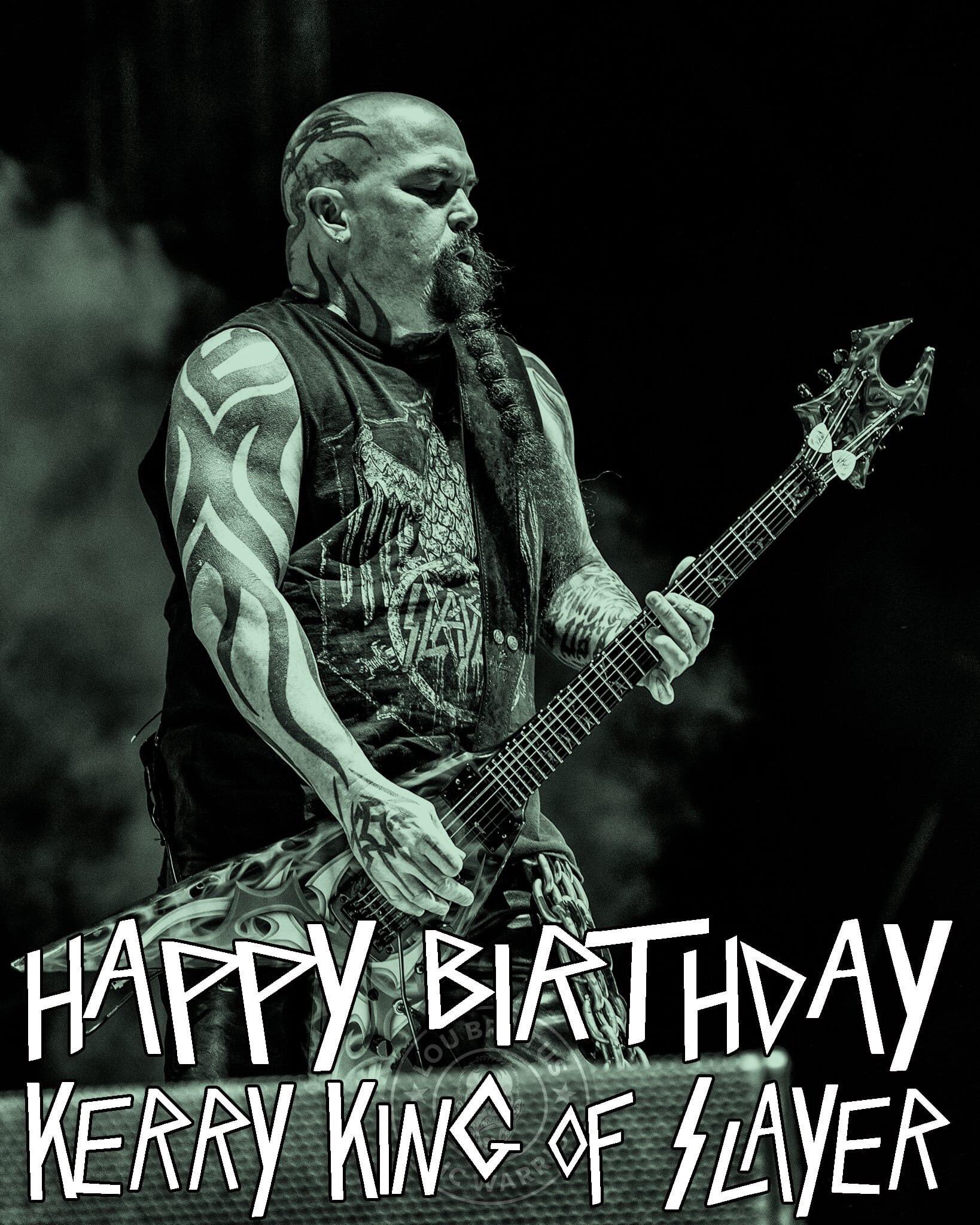 HardDriveRadio \"LouBrutus: Happy Birthday Kerry King of Slayer.  