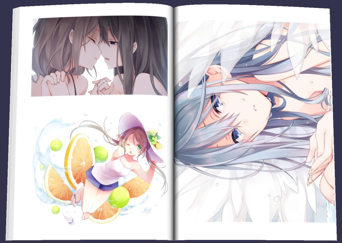 kuroi0's tweet image. くろいさんのイラスト(オリジナル)まとめた本。A4/フルカラー/本文64ページで170点以上詰め込みました。よろしくお願いします。
通販こちらから。liar-player.booth.pm/items/2089196