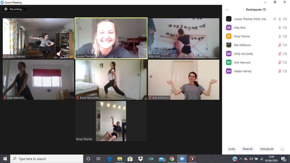 CNCS_Dance's tweet photo. Another brilliant virtual dance lesson today with the Newman A Level dancers working on repertoire by choreographer Sidi Larbi Cherkaoui. These girls are showing exceptional dedication to home learning! @NewmanCollegeVI @CNCSOfficial @murphy_CNCSPE @CNCSMsJarman #danceinisolation https://t.co/hJ3MkRwj9e