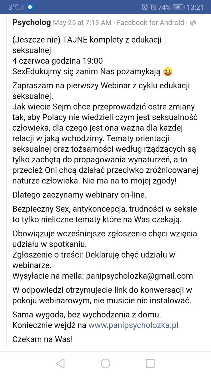 Elo proszę przekazać dalej
#sexedication #edukacjaseksualna #sexed #sexedpolska #sexedpoland