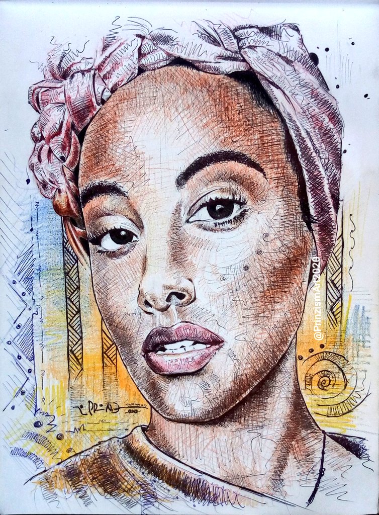 PrinzismA's tweet photo. #ReferenceVsDrawing challenge
My portrait drawing for @delinamedhin
#RwOT #ArtistOnTwitter
Kindly retweet ❤️
@RobCyubahiro @Fiona_Kamikazi @FeloStain @Rutambi_ @novellanik @nikokezanate @Akanyange_kera
Reference Drawing https://t.co/BsdrLESw6G