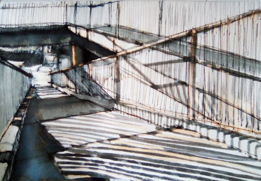 Lindsey_Art's tweet photo. Overpass
15x21cm ink | paper
unframed
#ArtistSupportPledge
Smallscale #artworks under £200 (+ p&p)
#supportartists #artists #artcommunities #artistcommunities #CoronaCrisis #SocialDistancing #urbanshadow #urbanarteries
#Portobello #Edinburgh #Scotland
https://t.co/q2i6dKXj8X https://t.co/xqYQzZuxoZ