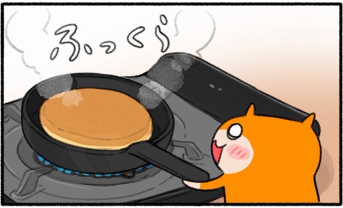 クソハム、パンケーキ職人
#生きぬけ爆走クソハムちゃん (8話) 