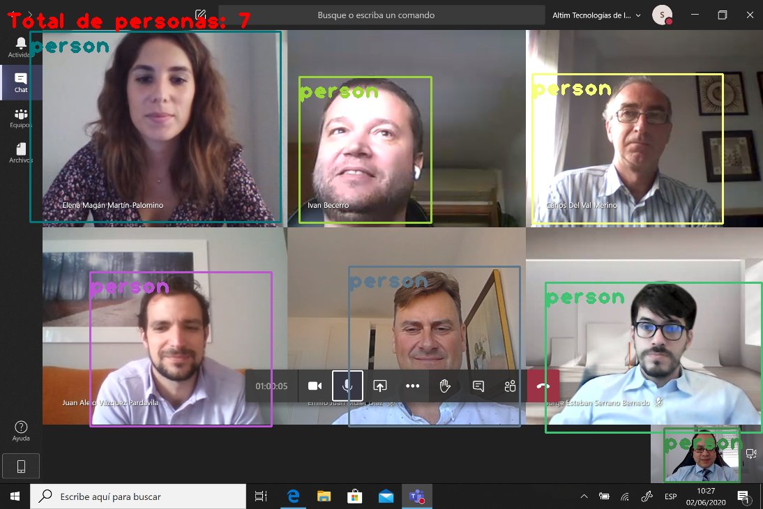 Ayer en nuestra Certificación INNO-20181016 itea3.org/project/polder…, aprovechamos la sesion virtual para lanzar en tiempo real nuestro reconocedor de personas