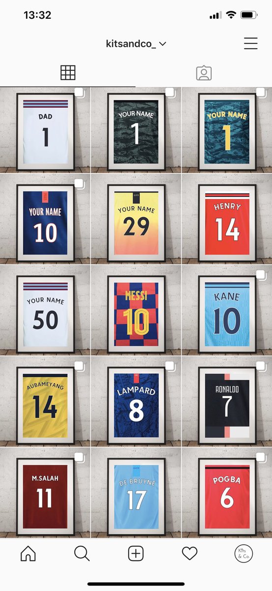 Check out my new business venture - Kits&amp;Co.  

Bespoke personalised football shirt poster prints (A3/A4).
Ideal gifts for all football fans to get that personal touch on your favourite kits.

Appreciate all the support - #Retweet 

etsy.com/uk/shop/KitsAn…

👕⚽️ Kits&amp;Co.