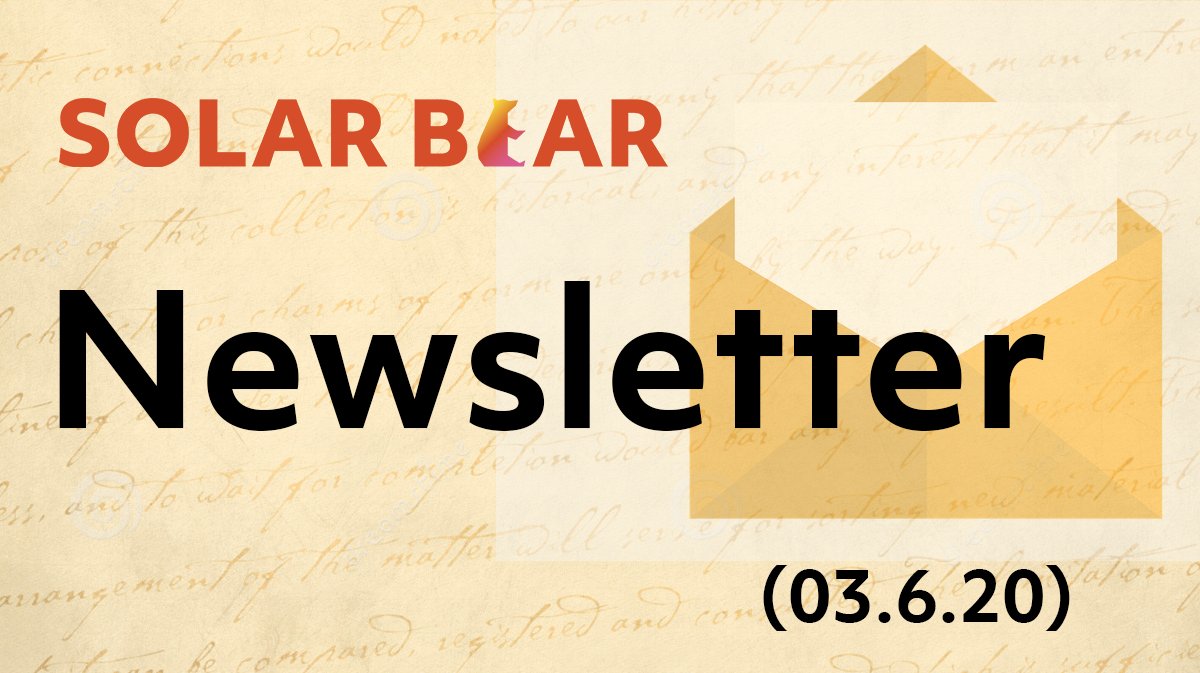 TheSolarBear's tweet image. We may be in lock down but there is still lots going on at Solar Bear #SolarSnaps #SolarFlares mailchi.mp/a75873be2845/a…