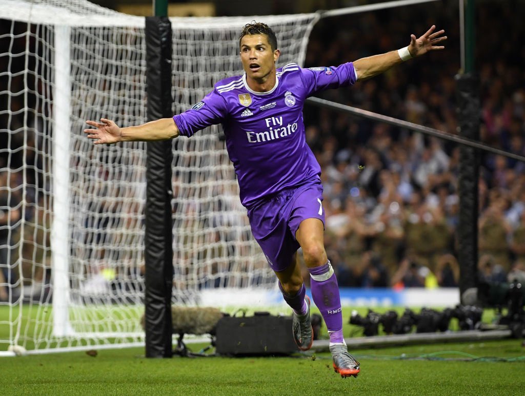 theDOFootball's tweet photo. 🗓 #OnThisDay in 2017, Cristiano Ronaldo became the first player to score in three UEFA Champions League finals.

The man for the big occasions. ⭐️ https://t.co/C1zNyt9ivE