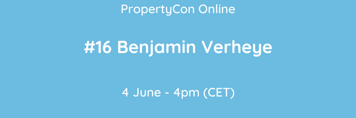 PropConOnline's tweet photo. Join us (host will be @ElleVdS) tomorrow for another exiting #PropertyCon session with Benjamin Verheye of @KULeuvenLawCrim. Don't forget to register for the curated email list (if you haven't already) at https://t.co/9OXfv0VoPK. https://t.co/ufDOl0W9eZ