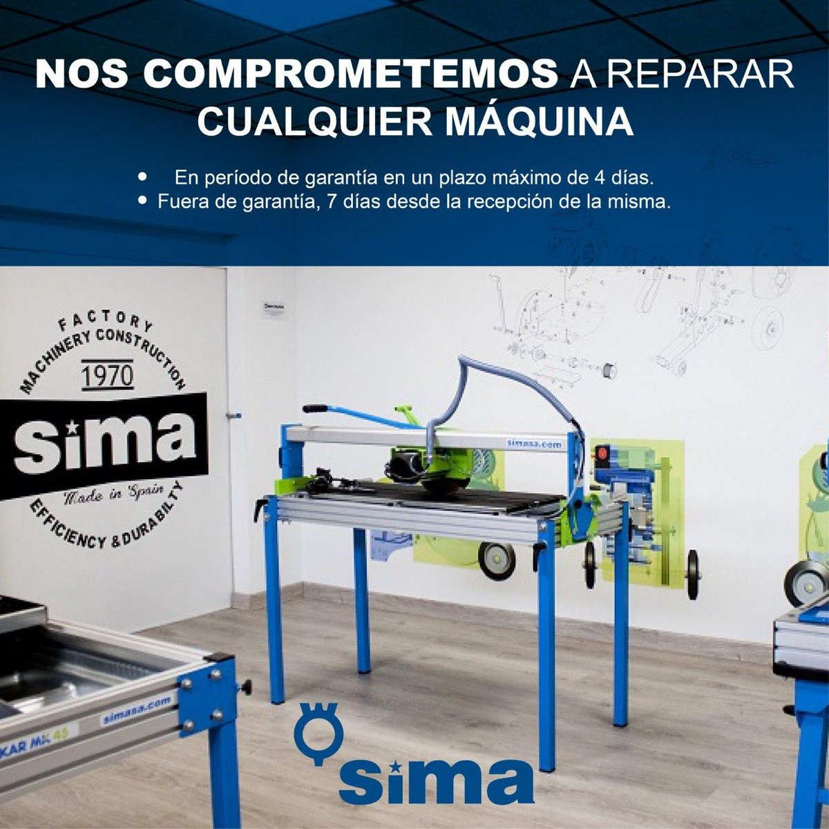 ¿Sabes que nos encargamos de reparar cualquier máquina? 👏

Contacta con nosotros:
📞 +34 958 490 410
📩 info@simasa.com
📍 C/ Albuñol, Parcela 250 Pol.Ind. Juncaril 18220 Albolote (Granada)

#SIMA #Maquinaria #Granada