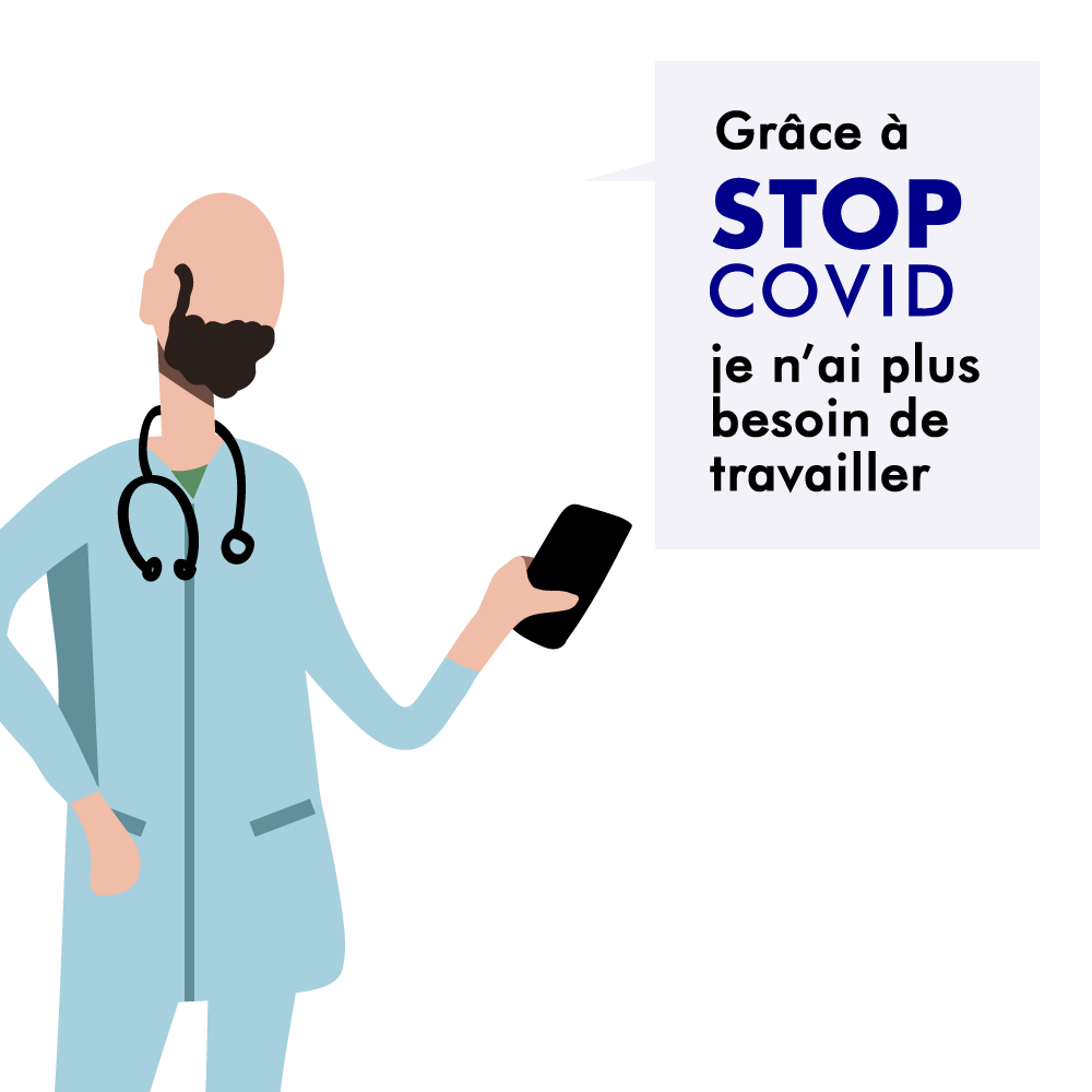 L'application #StopCovid est le meilleur moyen de lutter contre le virus, donnez donc un peu de répit aux soignants !