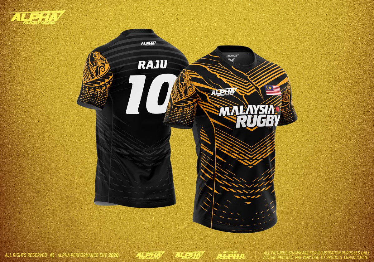 Our next level of rugby jersey design 💯📈 . 🇲🇾 MALAYSIA RUGBY SUPPORTER  JERSEY🇲🇾 . This is a thread on our new rugby supporter jersey design 🔥.
