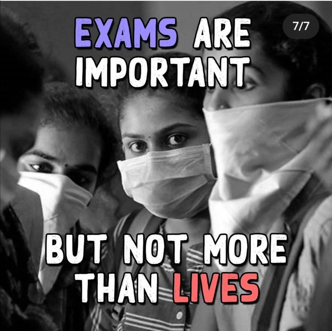 LovelyP08859215's tweet photo. #CancelTSExamsPromoteStudents
  100 cases kuda sakaga lenapudu collage close chesaru epudu 205894 cases vunapudu exam petalani  chusthunaru exam are important but not more than lives... https://t.co/KvEeZwWsU3