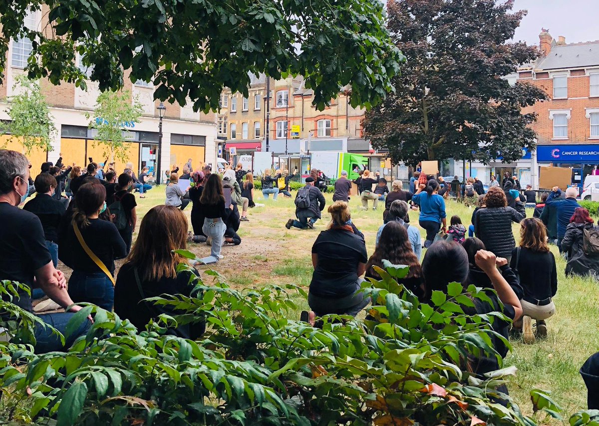 A silent #protest in #solidarity with the folks of the #USA &amp; across the #World who have to contend with state sponsored #racism. It’s time for radical change. Retweet if you agree if you standby &amp; do nothing you’re perpetuating the problems