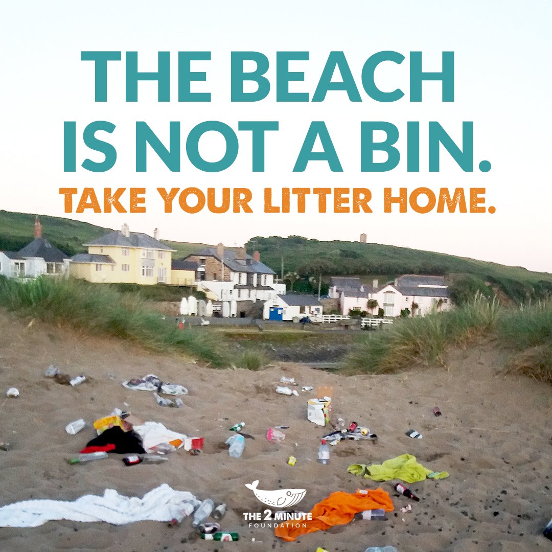 If you can carry it in you can carry it out again. #2minutebeachclean