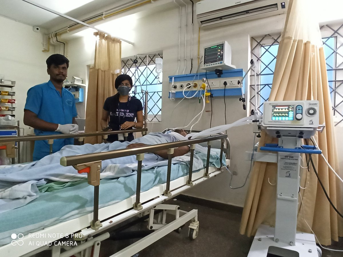 Kaalateetham's tweet image. P.R.O.U.D

Is the word I will use of our accomplishment with BEL DRDO ventilator

March 19th we sat with the design, ready in a month with prototype, after prototype &amp;amp; clearance from relevant authorities. Cleared post production clinical trial with ease

Being used in my hospital