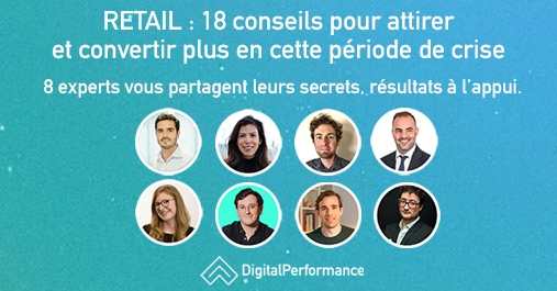 E-commerce  - Adapt to the New Normal! 
Dans cet ebook, 8 experts vous dévoilent les optimisations les plus efficaces, résultats à l’appui !  

Découvrez leurs conseils.   
👉digitalperformance.fr/?utm_source=Pr…
