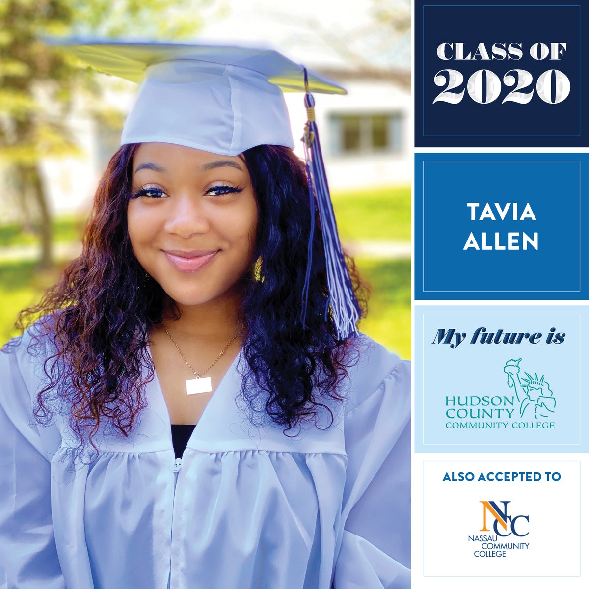 🌟 Congratulations, #Classof2020 Scholar, Tavia Allen! 🌟

❤️🤍💙Tavia will attend <a href="/HudsonValleyCC/">HVCC</a> and was also accepted to Nassau Community College. Many Atoms ONE Family. #UASCS #UASAtoms #StayingConnected  <a href="/nycharterassoc/">New York Charter Schools Association</a> <a href="/CharterEmpire/">Empire Charter Consultants</a> @dfranknyc