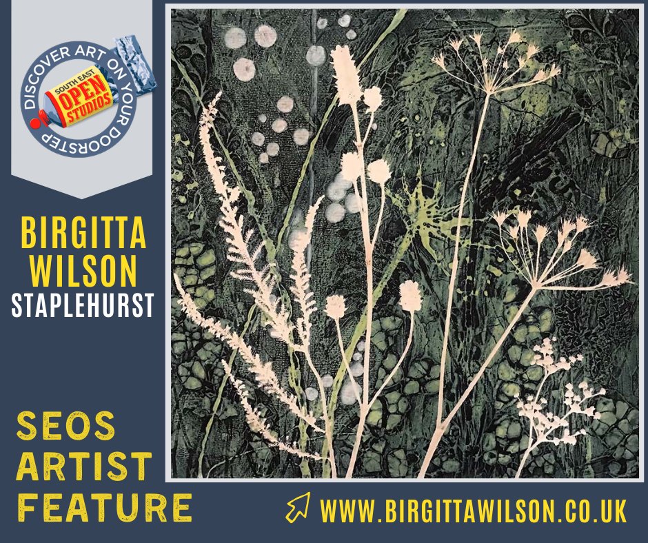 seopenstudios's tweet photo. #SEOSArtistFeature
Birgitta Wilson is based in #Staplehurst and creates work by 'endlessly exploring #textures in #nature' through the #printmaking mediums of #Collagraph and Solar Plate #etching.
Image: ‘All is Calm' (Collagraph, 20 cm x 20 cm)
#SEOSArtist https://t.co/cXrBcdSwXF