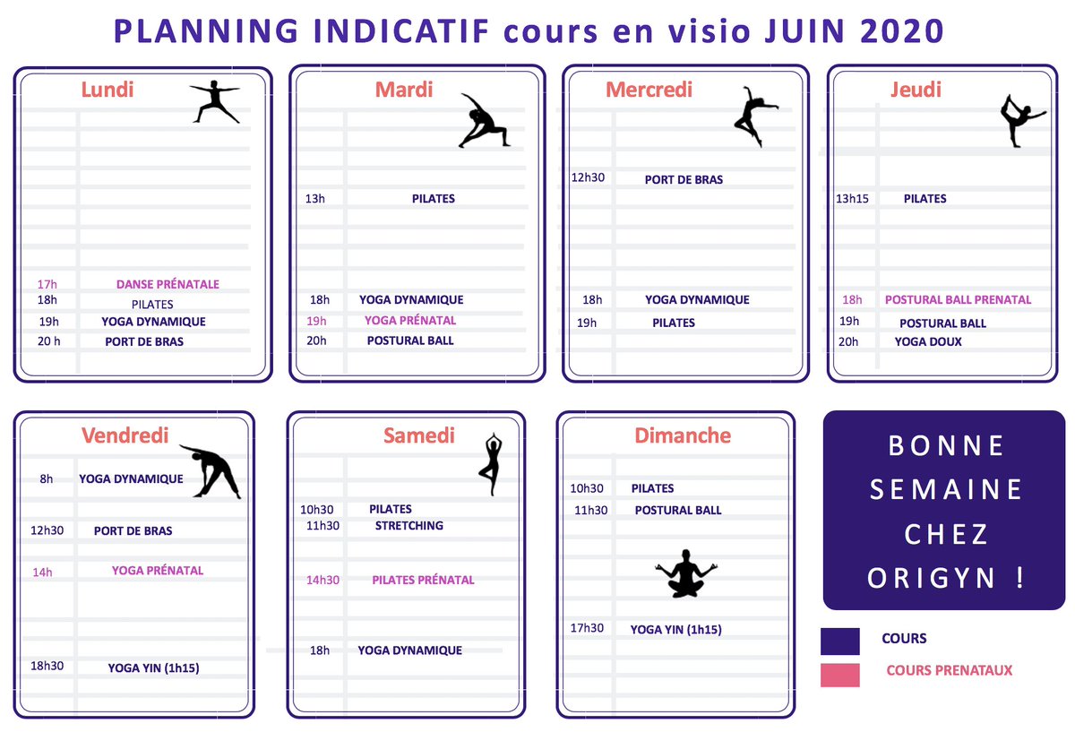 ORIGYNandCO's tweet photo. Profitez des forfaits 7 jours, 14 jours ou au mois pour les cours en visio made in ORIGYN ! Yoga, Pilates, Posturalball, Port de bras, stretching,...Choisissez ce qui vous fera plaisir !
https://t.co/2L1tIr3k98
#bienetre #sport #ORIGYNonline #visio #Yoga #Pilates #posturalball https://t.co/0JEXnv1AHr