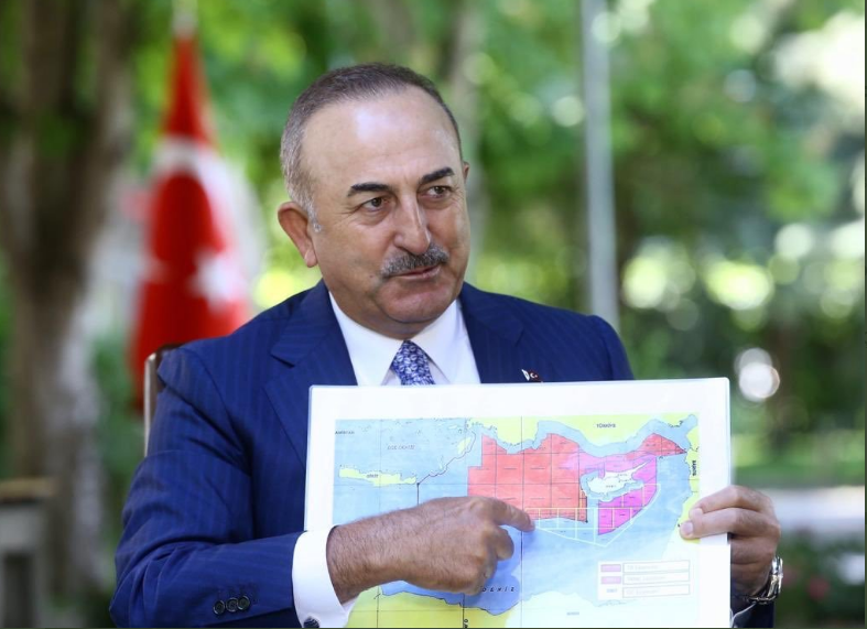 Ey <a href="/MustafaAkinci_1/">Mustafa Akıncı</a>  ve müritleri, ey Rum seviciler bu haritaya iyicene  bakın;
Bir Ülke;Toprakları kadar değil, hainlere verdiği ceza kadar büyüktür.Türkiye, Kıbrıs Türklerinin Doğu Akdeniz’deki hak ve çıkarlarını kararlılıkla korumaya devam edecek.