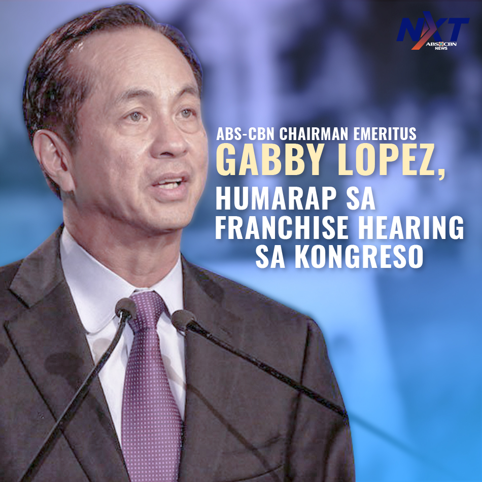 ABSCBN Corp. chairman emeritus Eugenio "Gabby" Lopez III asserted his