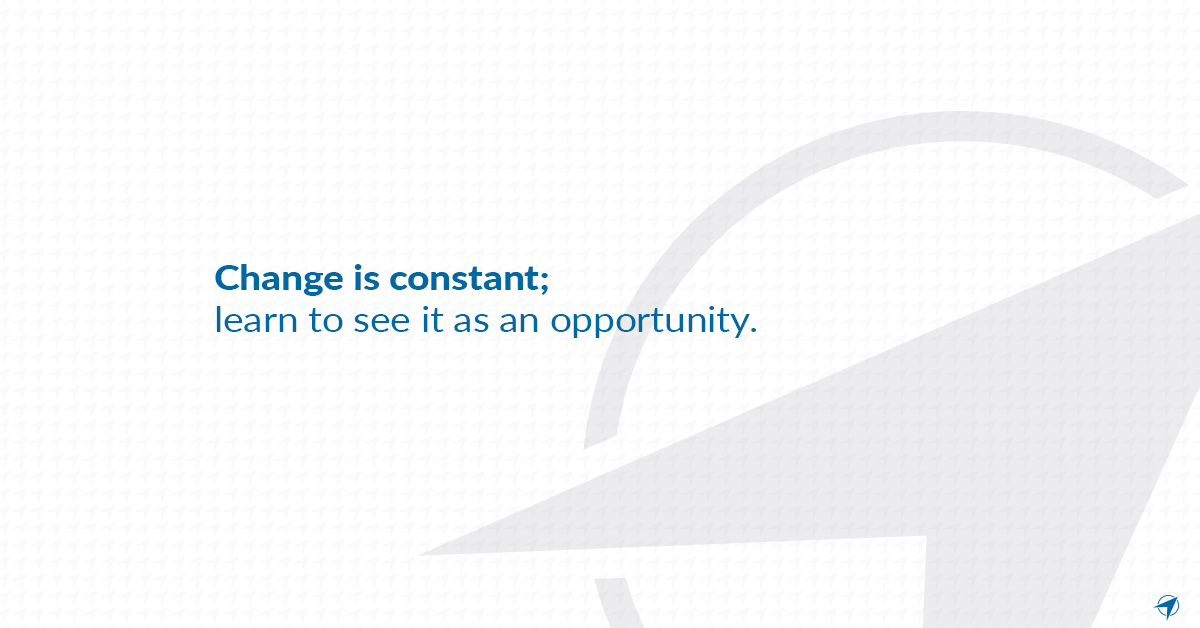 The changes we are experiencing right now can be your chance to do something different, or better, or perhaps even start to an entirely new thing. Don't let the opportunity pass you by!

#wednesdaywisdom #changeisconstant #opportunity #motivation
