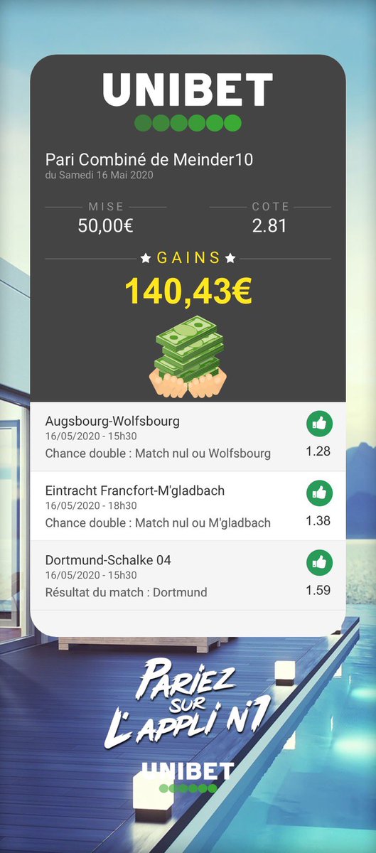 BMPronos3's tweet image. La bundesliga nous a mis très bien 💪 pronos disponible pour ce soir #TeamParieur #pronos