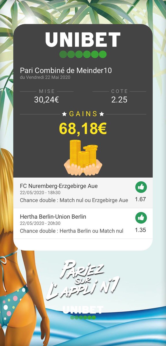 BMPronos3's tweet image. La bundesliga nous a mis très bien 💪 pronos disponible pour ce soir #TeamParieur #pronos
