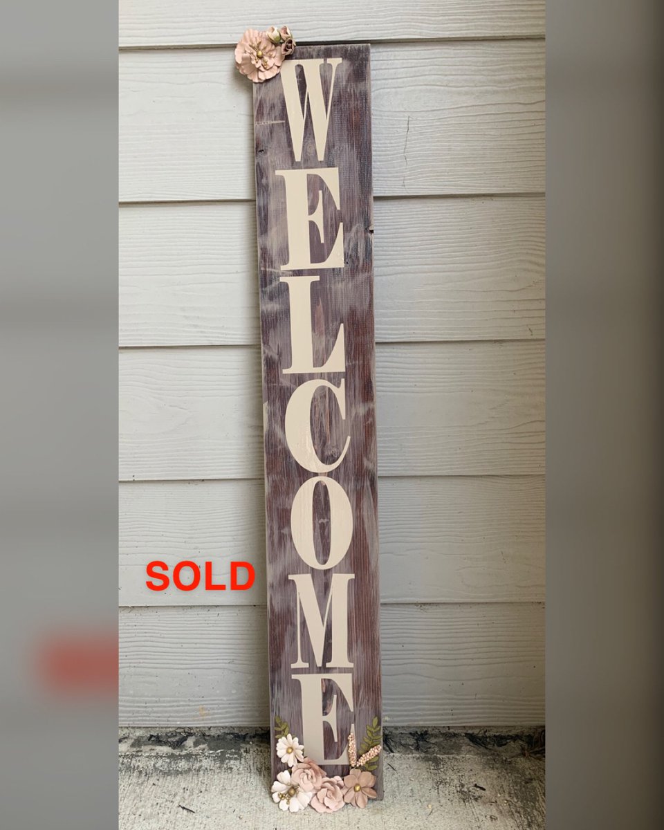 Capital_KT's tweet photo. Started a lil something. Will ship or do local delivery. #rywoods #frontporch #welcomesigns https://t.co/VSQWKEfyPT