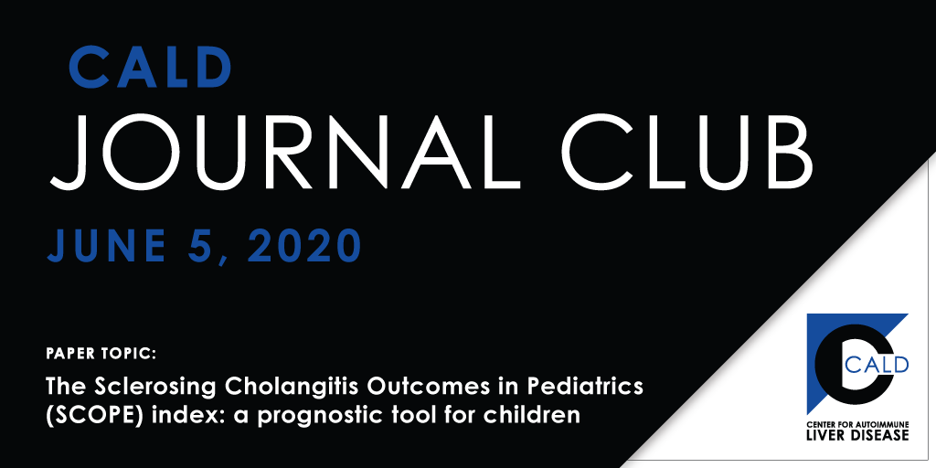 CincyKidsCALD's tweet photo. We invite you to join our next Journal Club!

Friday, June 5 | 2-3:00pm EST
Topic: Sclerosing Cholangitis Outcomes in Pediatrics (SCOPE)
Presented by: Ruchi Singh, PhD &amp; Jennifer Willoughby, RN
Paper link: https://t.co/1tOy2OdSO2

More details: https://t.co/N9FKiN8rWi

#AIH #PSC https://t.co/jw81lk3Ckq
