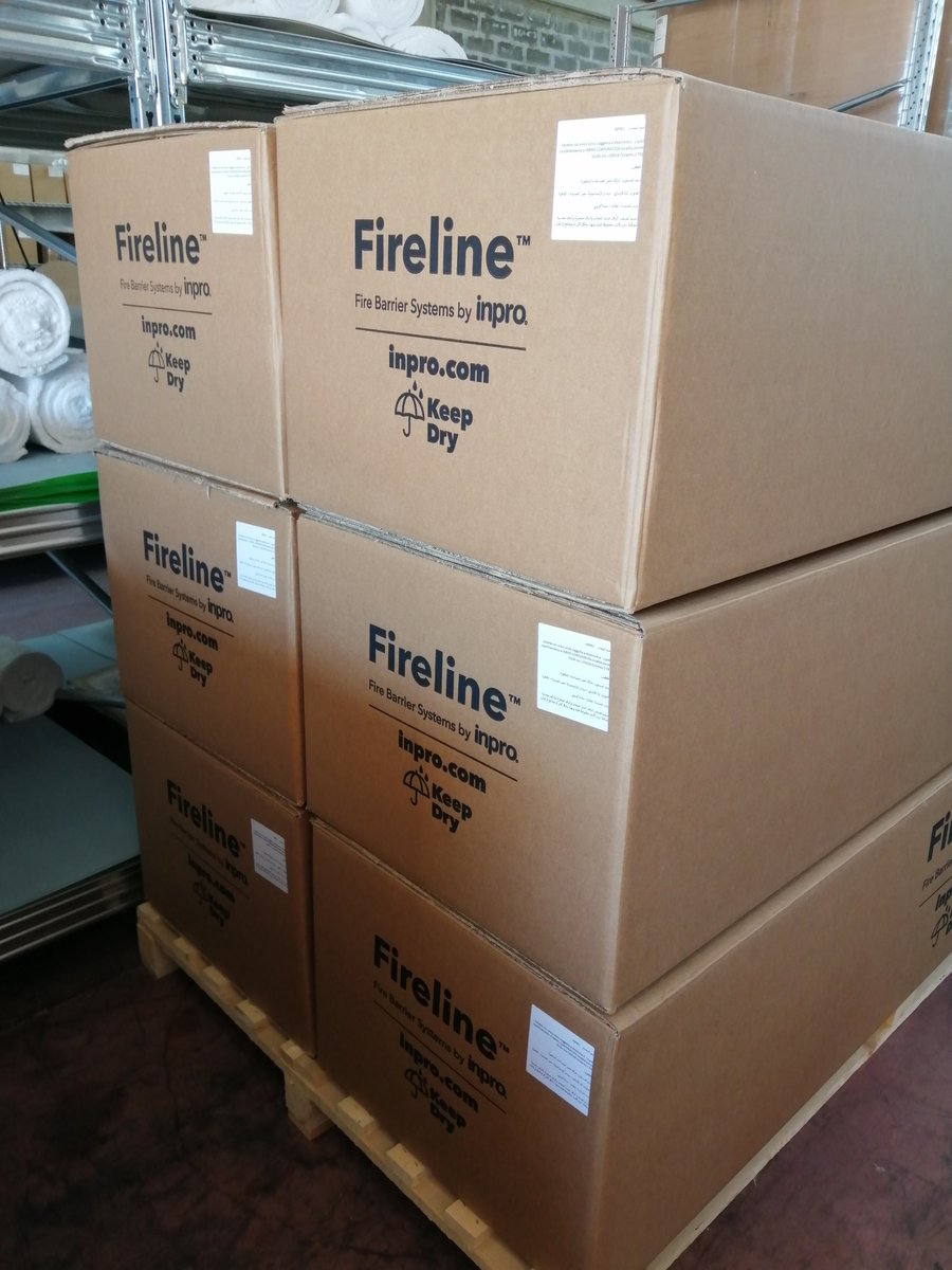 InproCorp's tweet photo. We are happy to be back up and running in our Italian production facility! It feels good to be able to produce products again, which also includes our Fireline Fire Barrier Expansion Joints. #ExpansionJoint #FireBarrier https://t.co/ToLZ5hTKIj