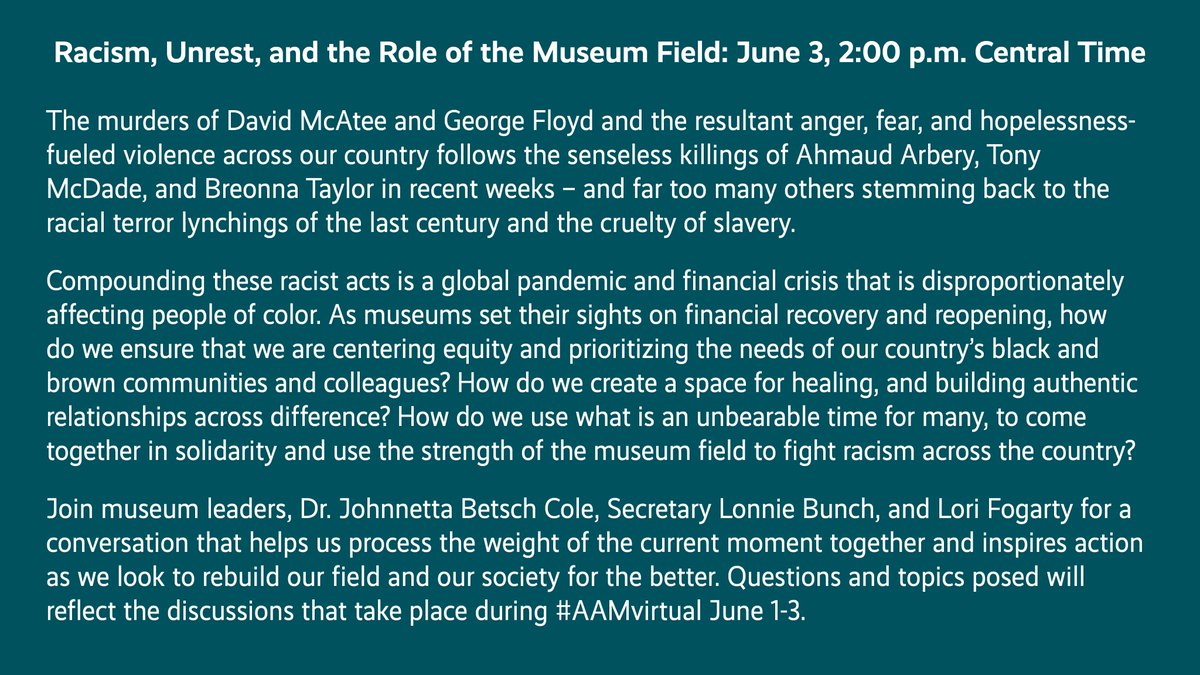 American Alliance of Museums tweet media