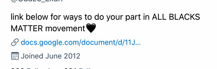 LINK on my bio shows ways to educate, donate and signing petition! The energy has to maintain! 🖤
