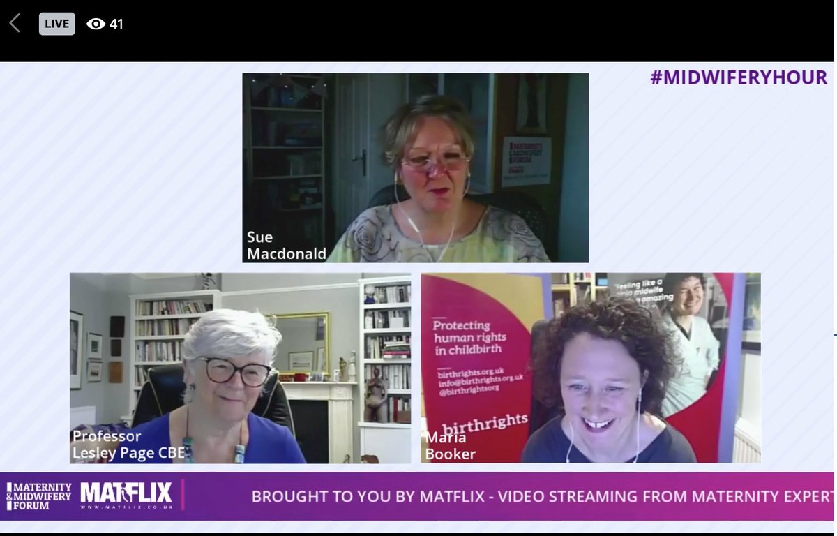 watchMATFLIX's tweet photo. And we are live!
@SueMacMidwife, @mariacbooker and @Humanisingbirth are talking all things #humanrights, #maternity and #covid19
TUNE IN AT:
https://t.co/VD0KbmsvhH
#midwifery #midwife #studentmidwife #midwives #ForTheMidwife #MidwiferyForum #MATFLIX #all4maternity #maternity https://t.co/Nr4CgfZ1OG
