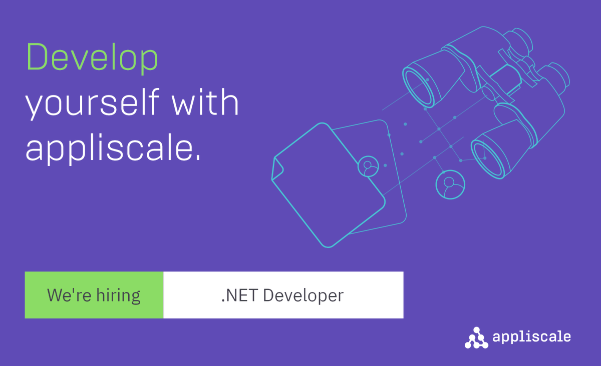 appliscale's tweet photo. ๐ Is there any #FullStack developer searching for new opportunities?
๐ We are looking for another person to expand our team, responsible for #csharp and #NodeJS coding.
๐ Develop yourself with #appliscale: https://t.co/69QeGHi2qL
#netdeveloper #fullstackdeveloper #dotNET https://t.co/zDdKMVFXKq