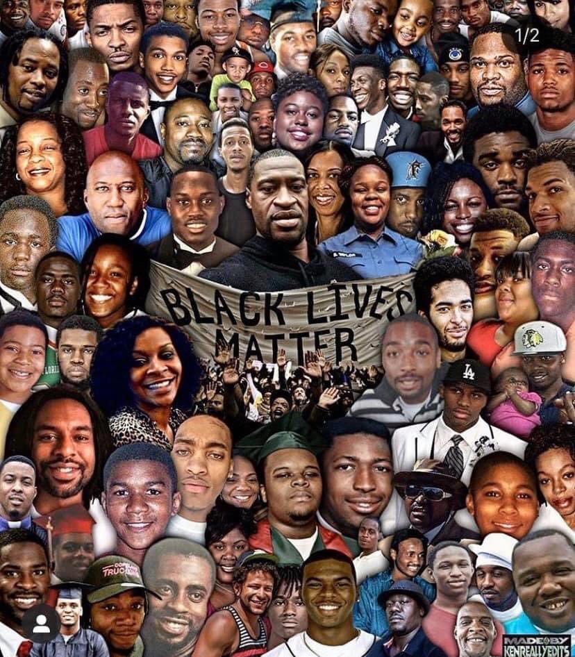 Keep the pressure on, don’t be content, don’t settle. Change and justice is what we are fighting for, nothing less than what we rightfully deserve, our lives . Never forget their names or their faces. #UntilWeAllWin #BlackLivesMatter