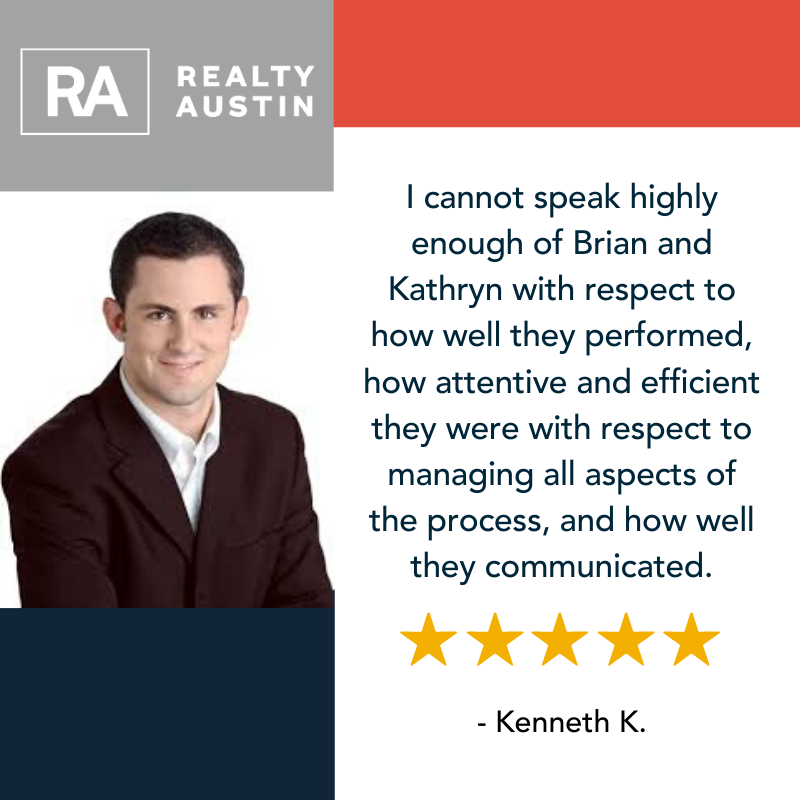 BrianATXHomes's tweet photo. Thanks, Kenneth, for your usual thoughtfulness and for these incredibly kind words. I’m so glad you found both Kathryn and me to be attentive and efficient. I’m so grateful for your high recommendation. Thanks again. It was our pleasure working with you. https://t.co/jPl1GYbhFO