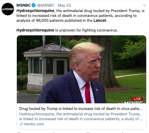JordanSchachtel's tweet photo. ALL of this was fake news, supported by a fake study. Will CNN, MSNBC, etc issue a correction and retract their reporting? Of course they won't. In this day and age, sadly, you cannot whatsoever give the benefit of the doubt to the corporate press. https://t.co/o5Xn7mIkqB